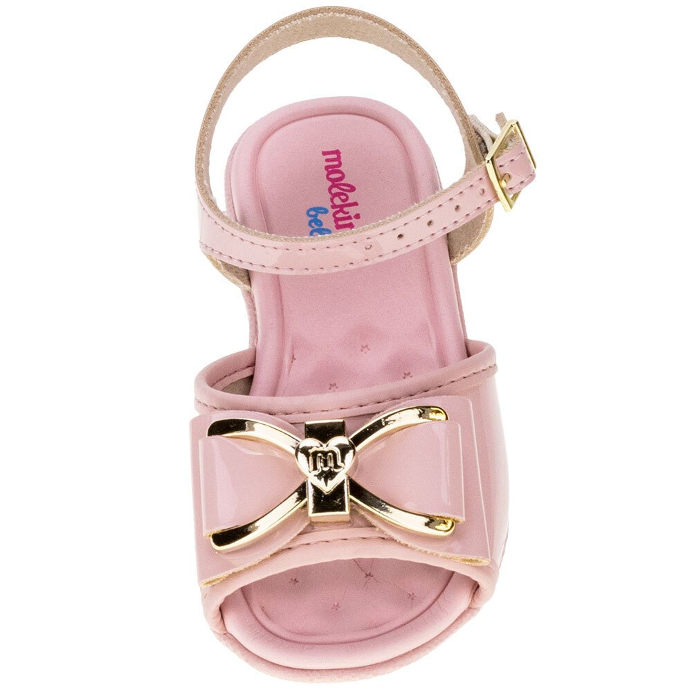 SANDÁLIA INFANTIL FEMININA BABY MOLEKINHA - 2121135  Rosa 5