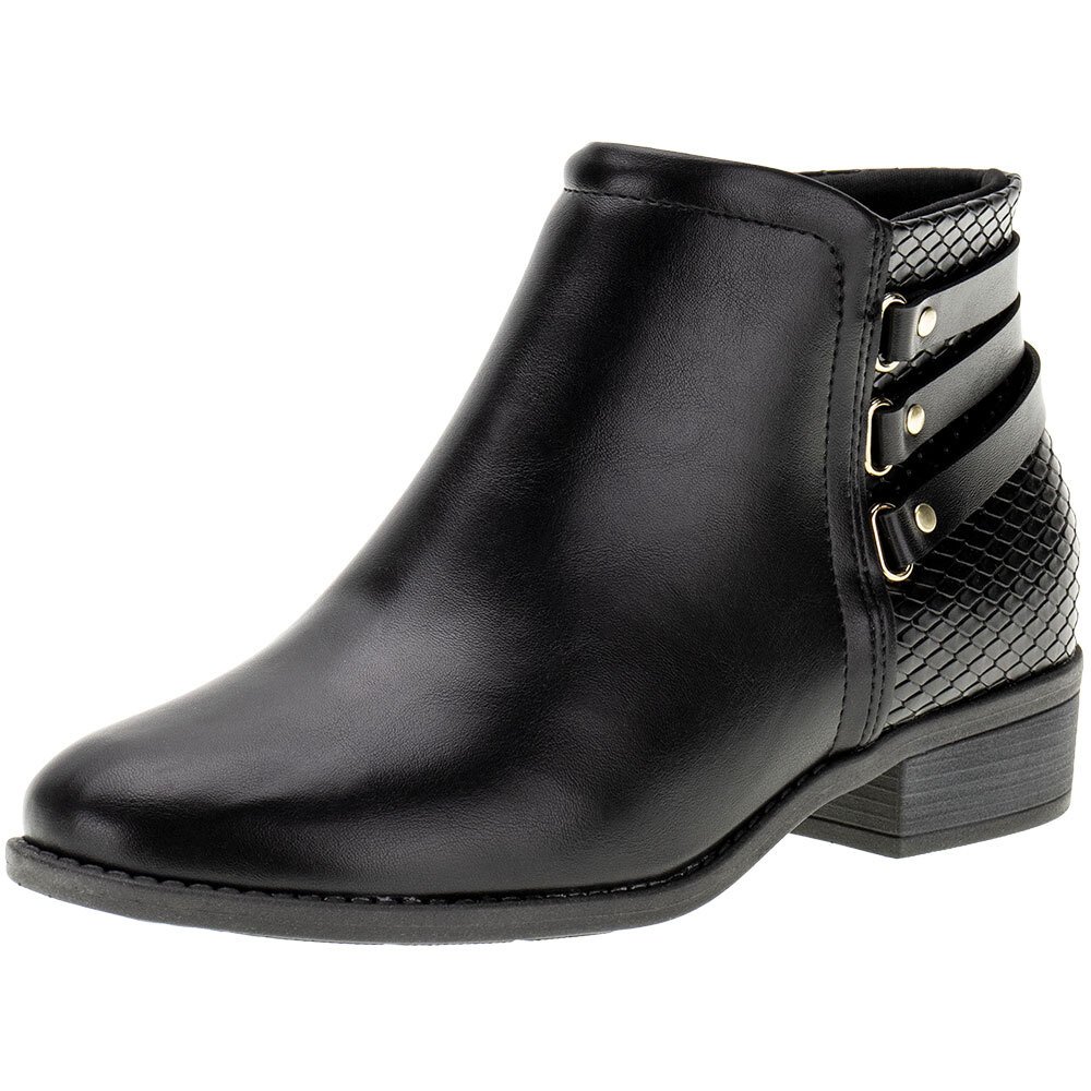 BOTA FEMININA CANO BAIXO MODARE - 7057218 Preto 1