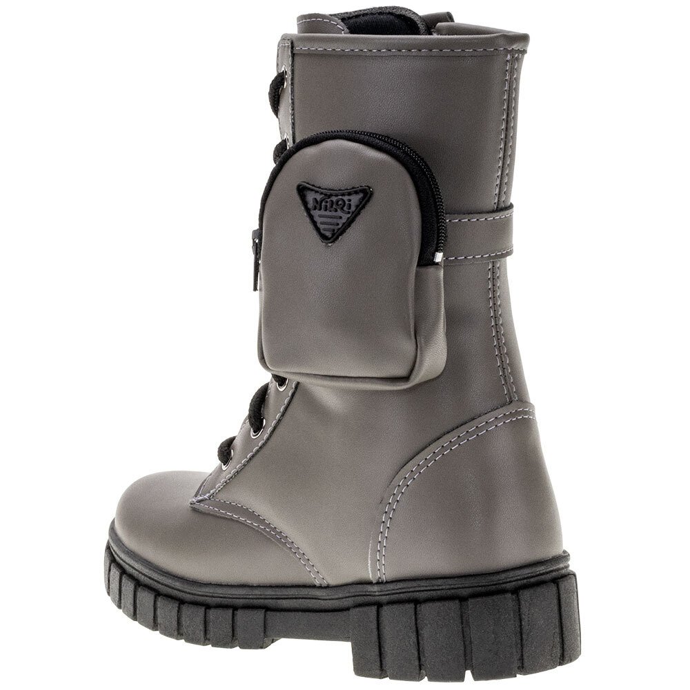 BOTA INFANTIL COTURNO NILQI - 1550  Cinza 3