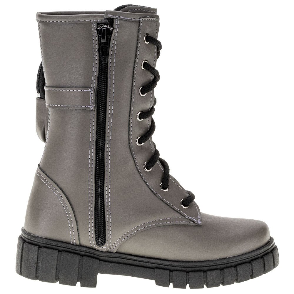 BOTA INFANTIL COTURNO NILQI - 1550  Cinza 5