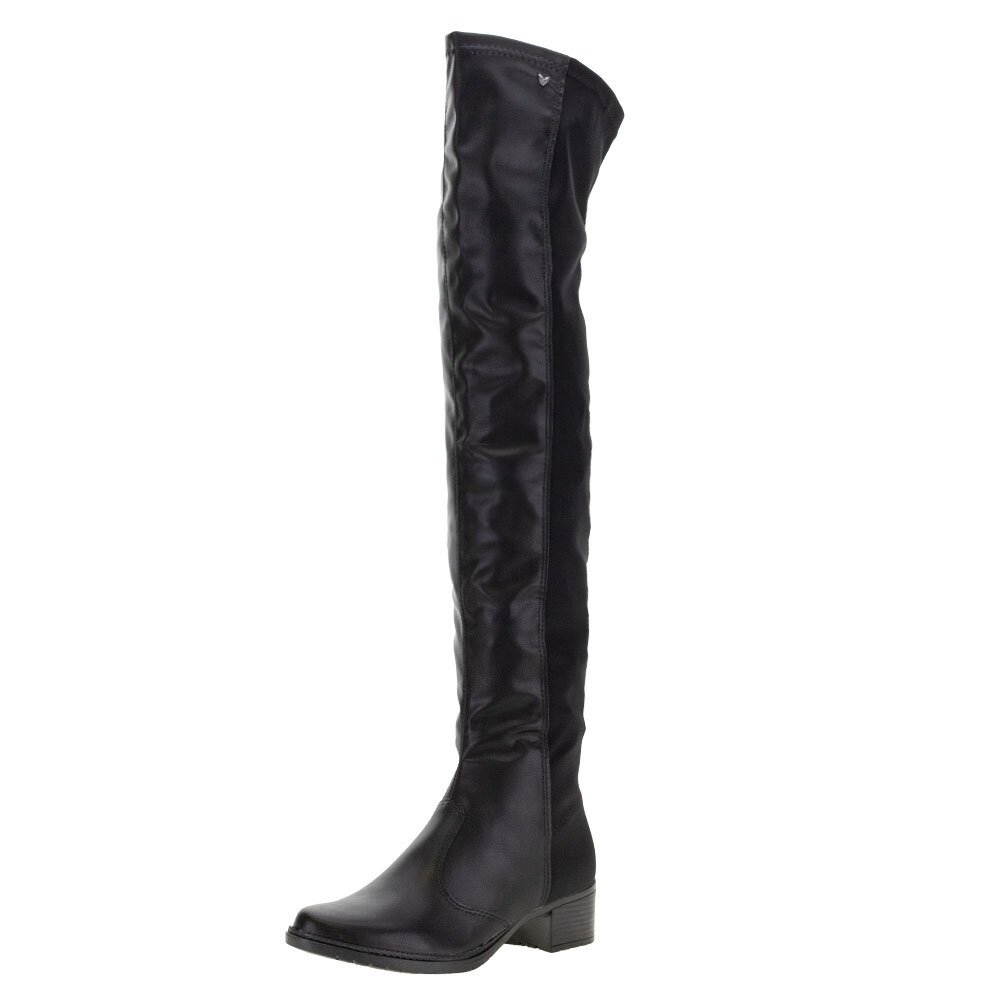 BOTA FEMININA OVER THE KNEE MISSISSIPI - Q8543  Preto 1