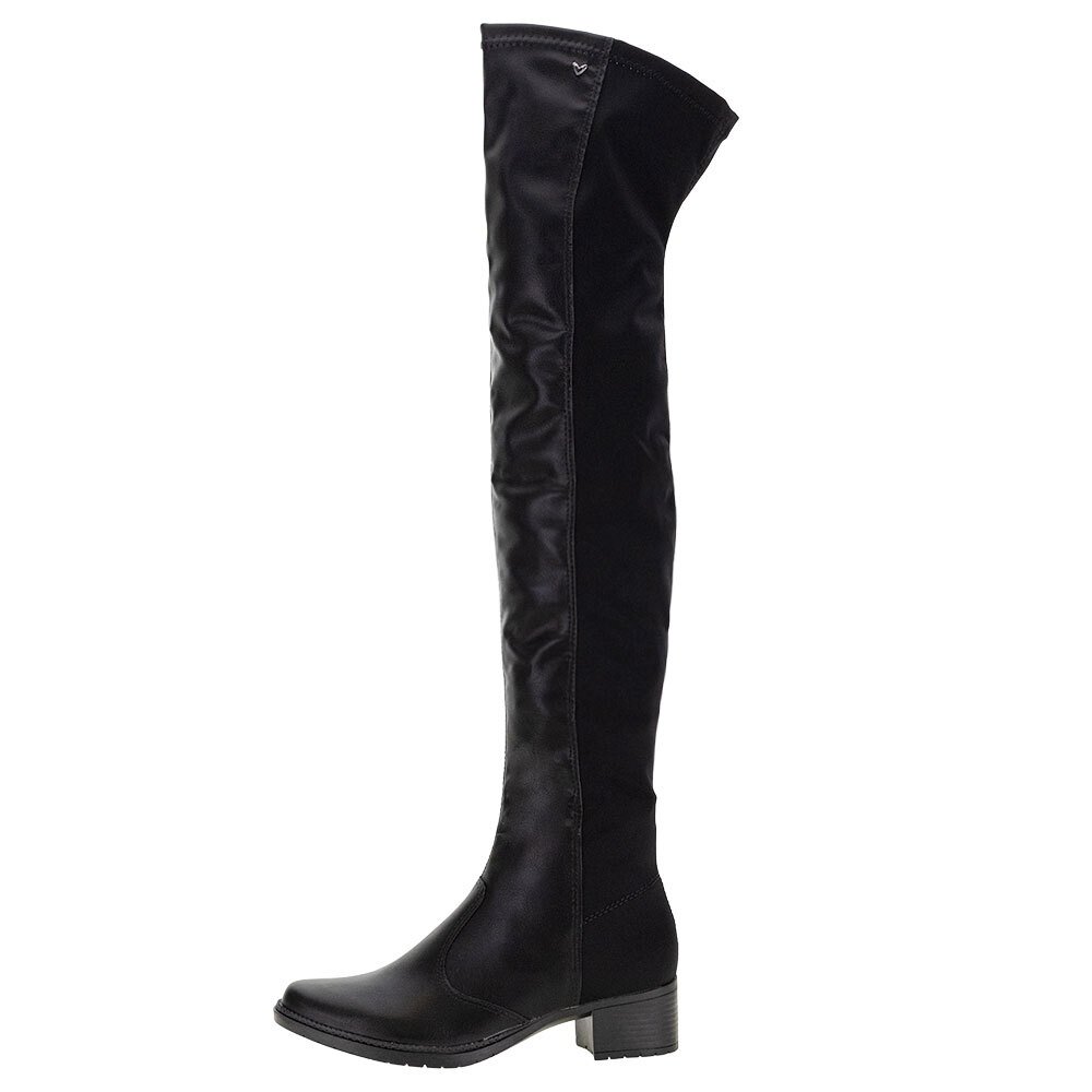 BOTA FEMININA OVER THE KNEE MISSISSIPI - Q8543  Preto 2
