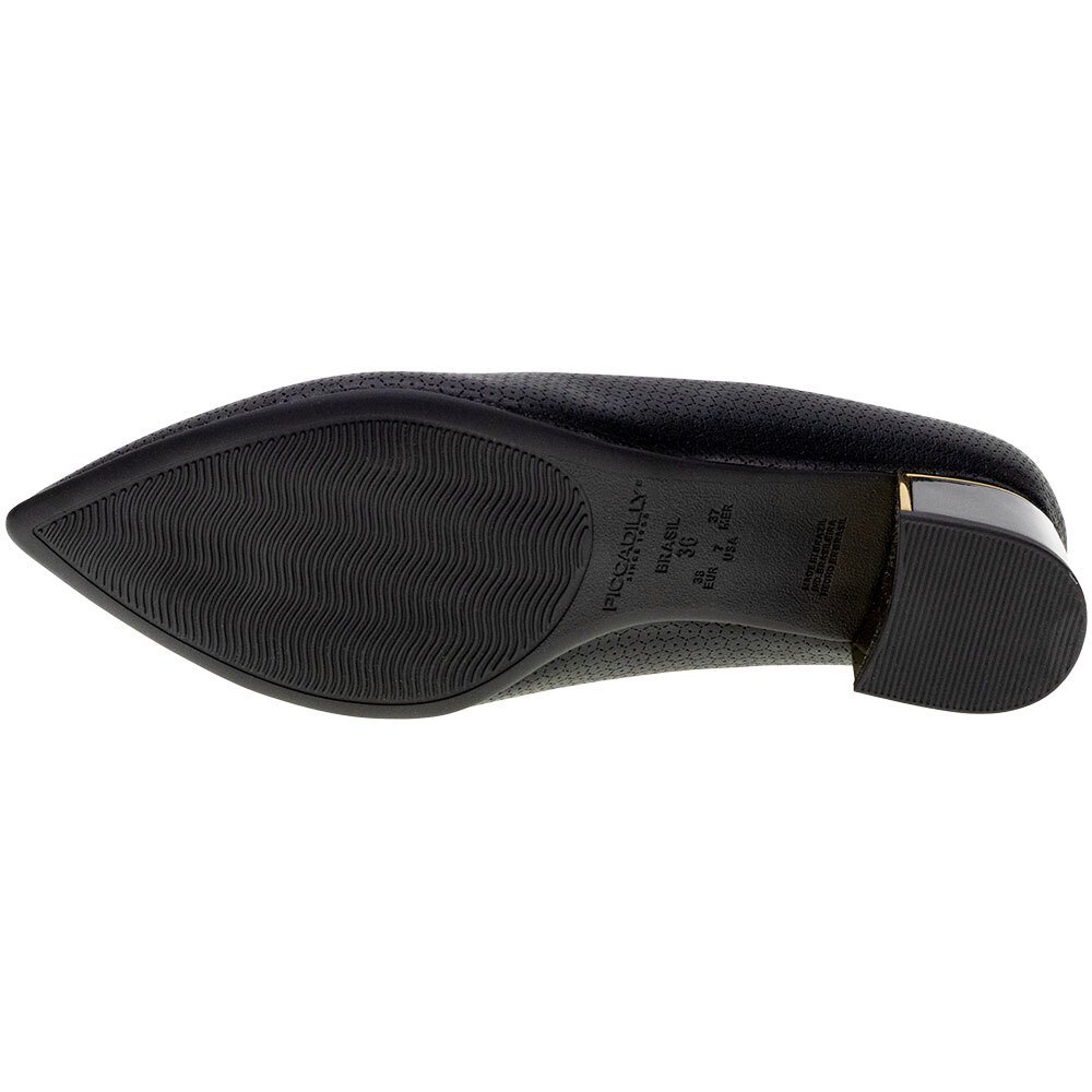 SAPATO FEMININO SALTO GROSSO PICCADILLY - 739115  Preto 4