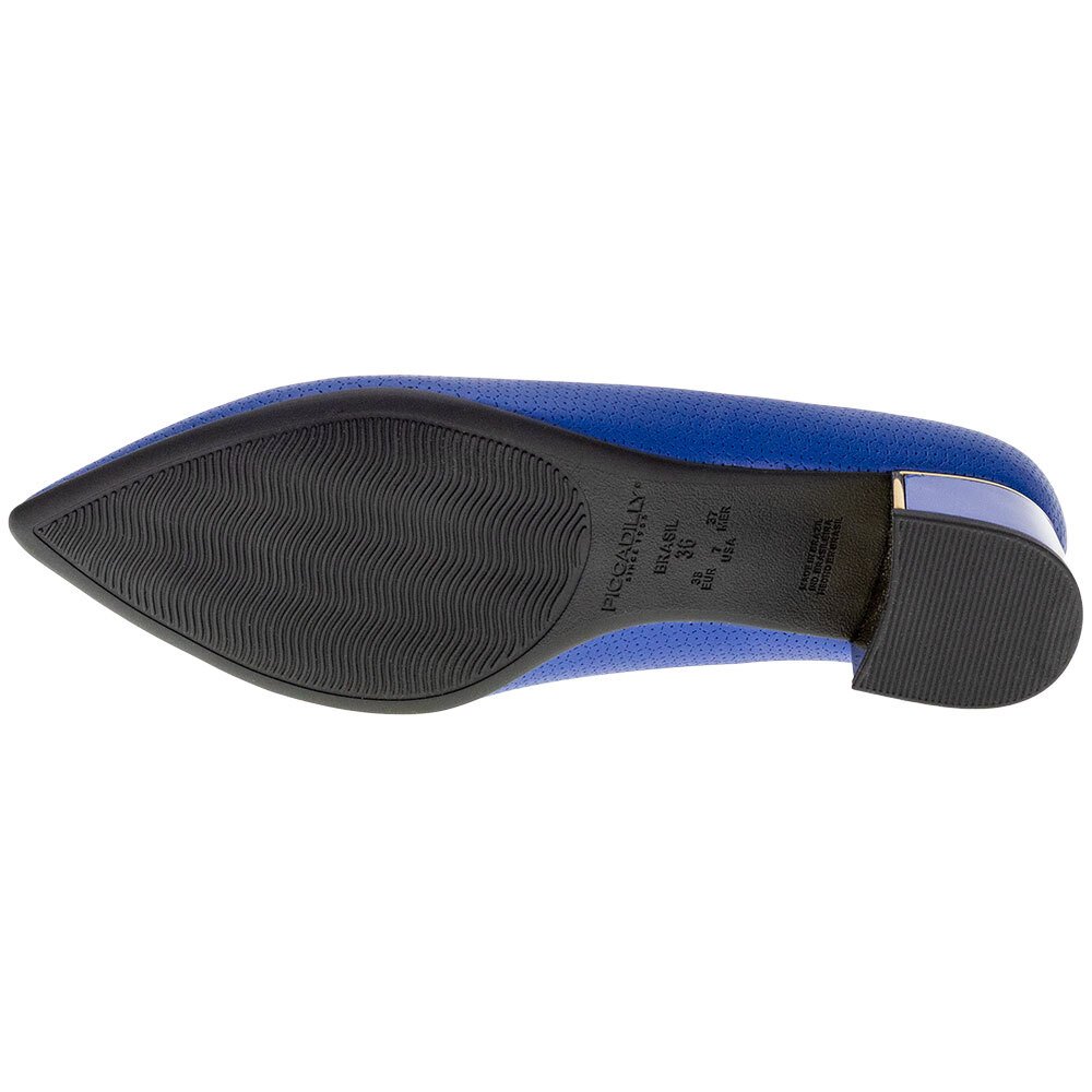SAPATO FEMININO SALTO GROSSO PICCADILLY - 739115  Azul 4