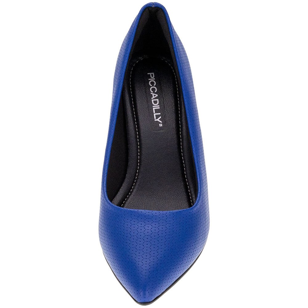SAPATO FEMININO SALTO GROSSO PICCADILLY - 739115  Azul 5