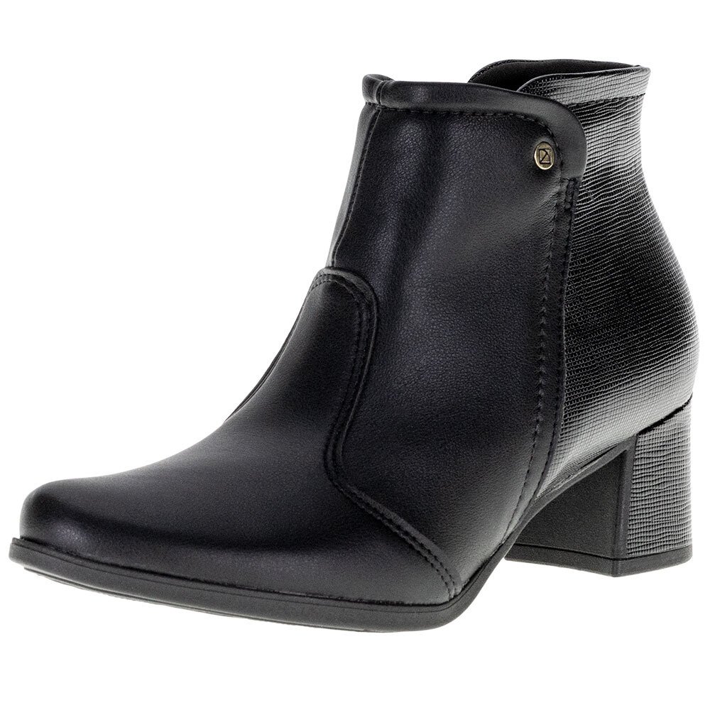 BOTA FEMININA CANO BAIXO PICCADILLY - 654015  Preto 1