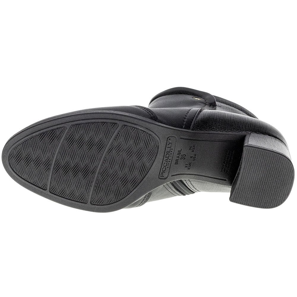 BOTA FEMININA CANO BAIXO PICCADILLY - 654015  Preto 4