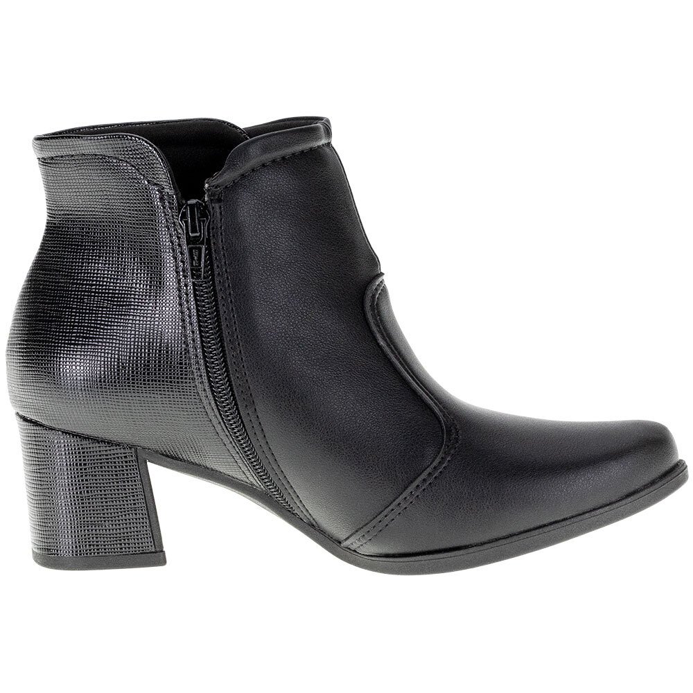 BOTA FEMININA CANO BAIXO PICCADILLY - 654015 Preto 5