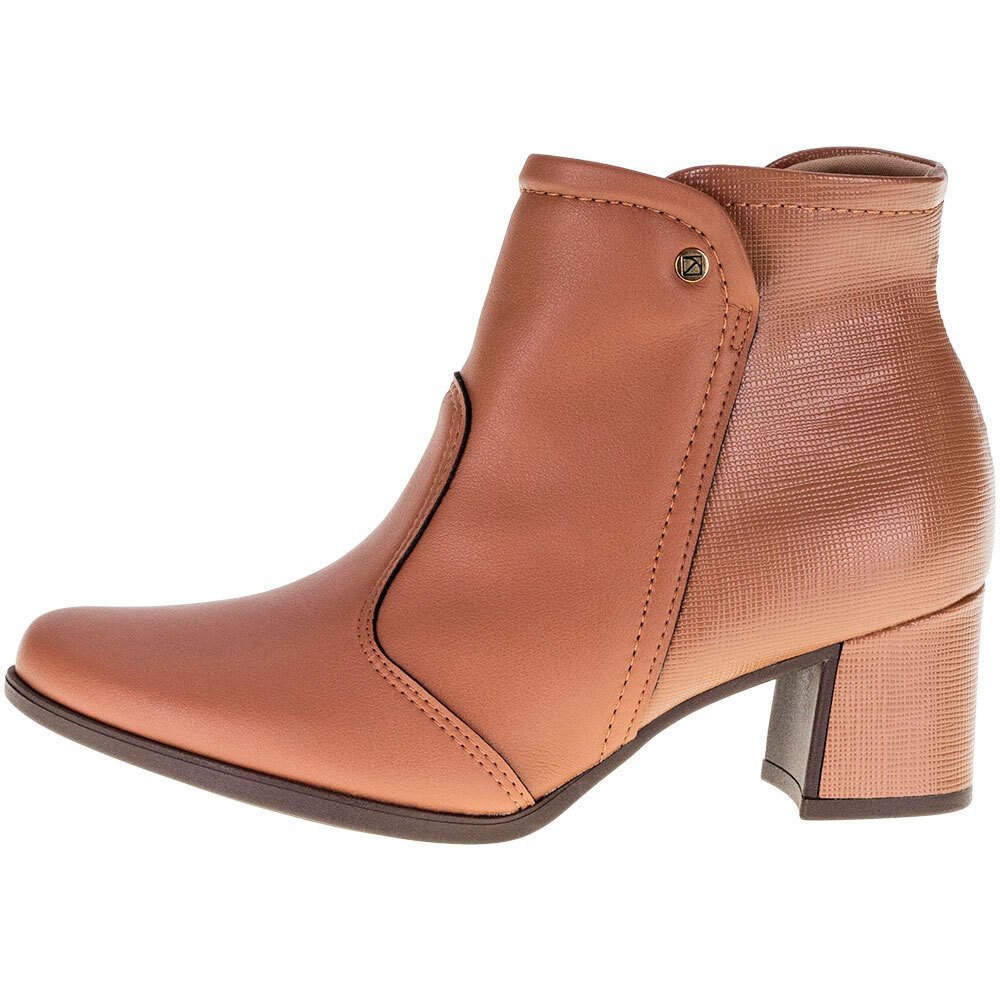 BOTA FEMININA CANO BAIXO PICCADILLY - 654015  Marrom 2