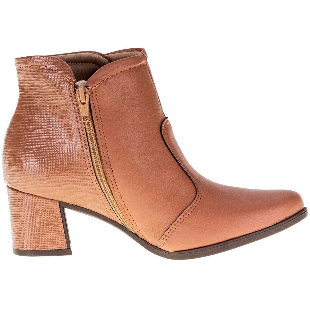 BOTA FEMININA CANO BAIXO PICCADILLY - 654015  Marrom 5