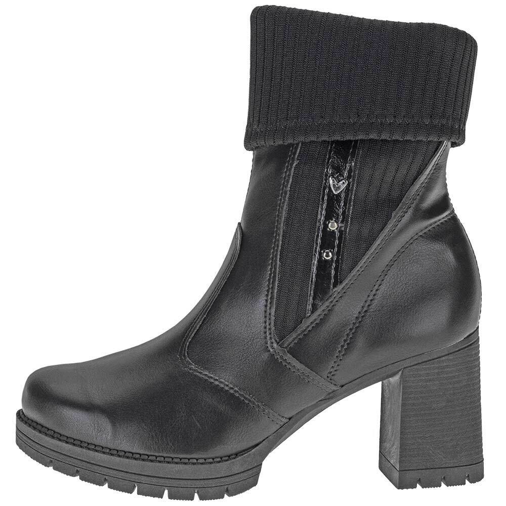 BOTA FEMININA CANO BAIXO MISSISSIPI - Q8113  Preto 2