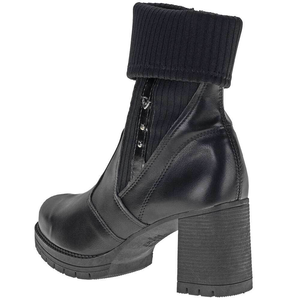 BOTA FEMININA CANO BAIXO MISSISSIPI - Q8113  Preto 3