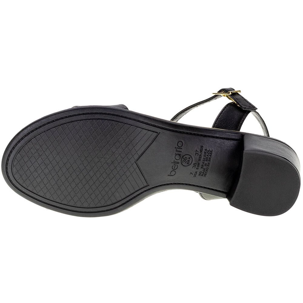 SANDÁLIA FEMININA SALTO MÉDIO BEIRA RIO - 8379203 Preto 4