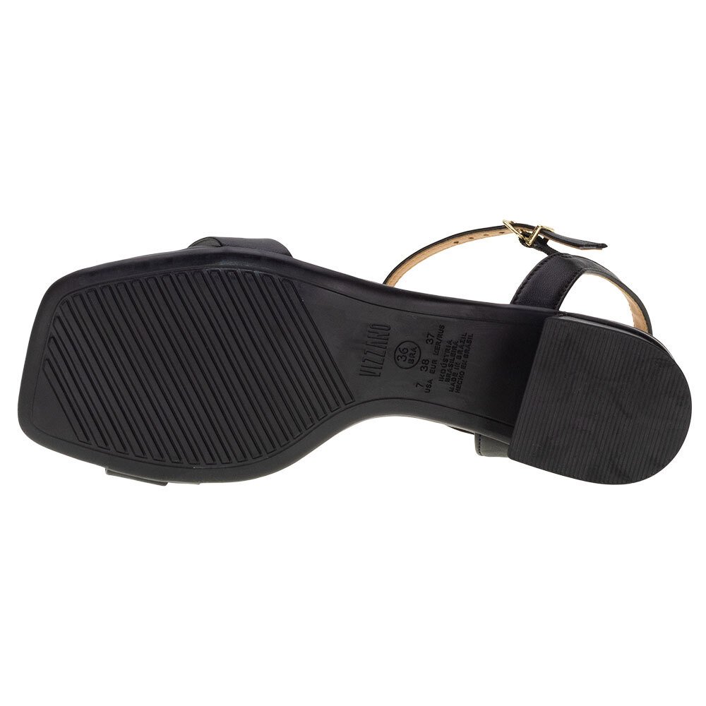 SANDÁLIA FEMININA SALTO GROSSO VIZZANO 6454111 Preto 4