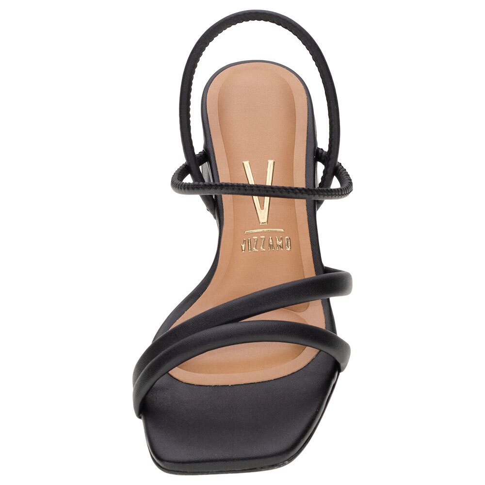 SANDÁLIA FEMININA SALTO GROSSO VIZZANO - 6454108  Preto 5