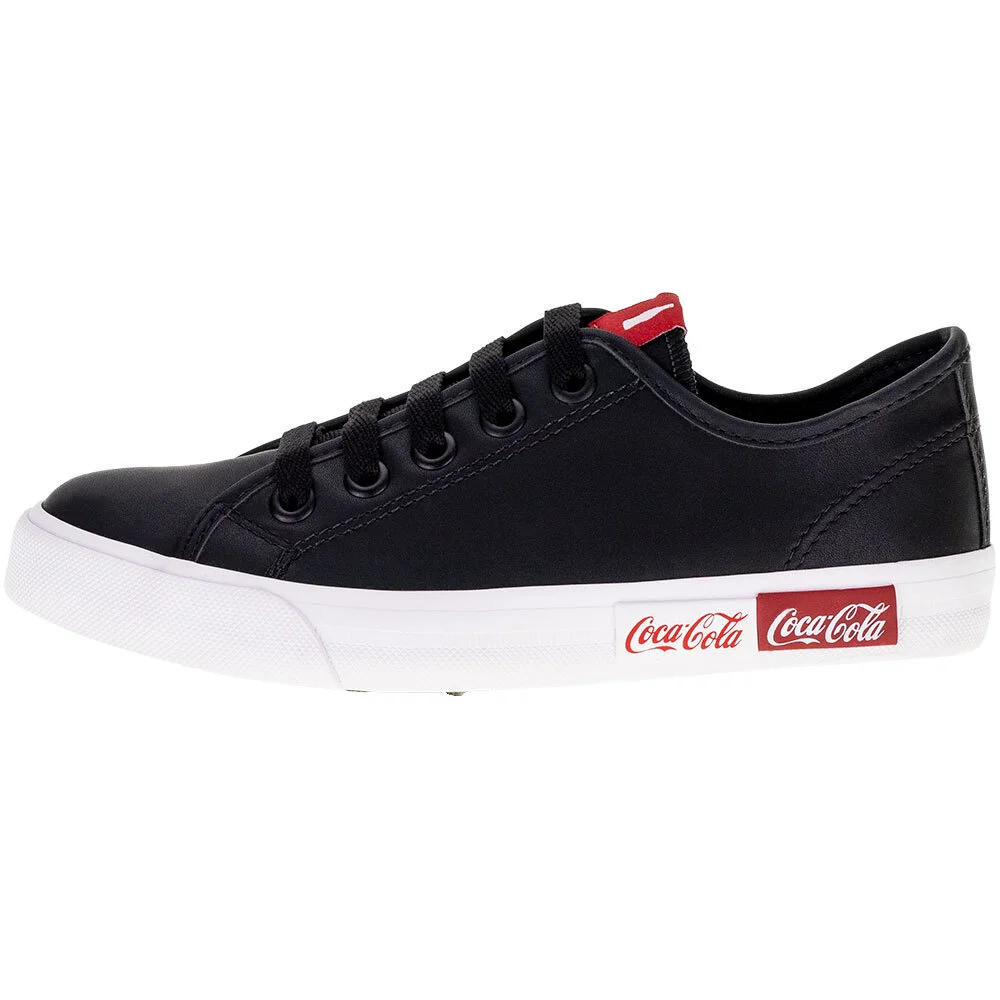 TÊNIS FEMININO BLEND BASIC TOWN COCA-COLA - CC2188  Preto 2