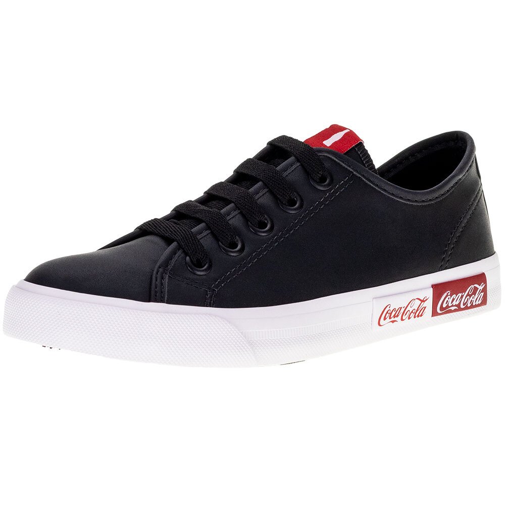 TÊNIS FEMININO BLEND BASIC TOWN COCA-COLA - CC2188  Preto 1