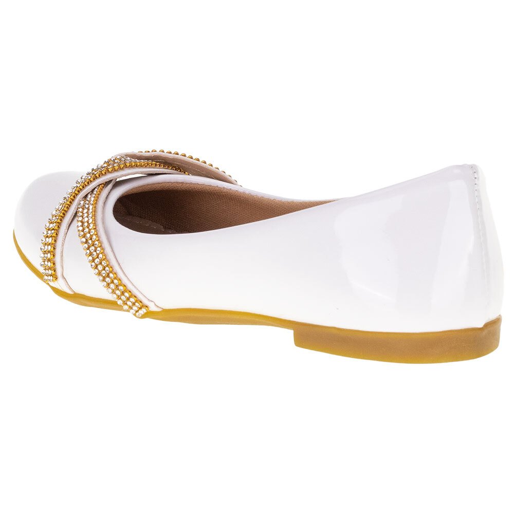 SAPATILHA INFANTIL FEMININA LALILU - C01  Branco 3
