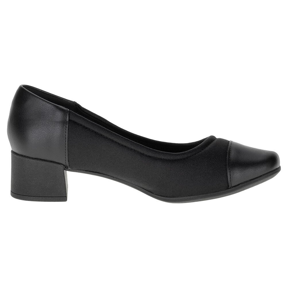 SAPATO FEMININO SALTO GROSSO USAFLEX - AJ0105  Preto 5