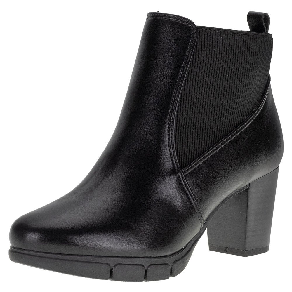 BOTA FEMININA CANO BAIXO MODARE - 7080200  Preto 1