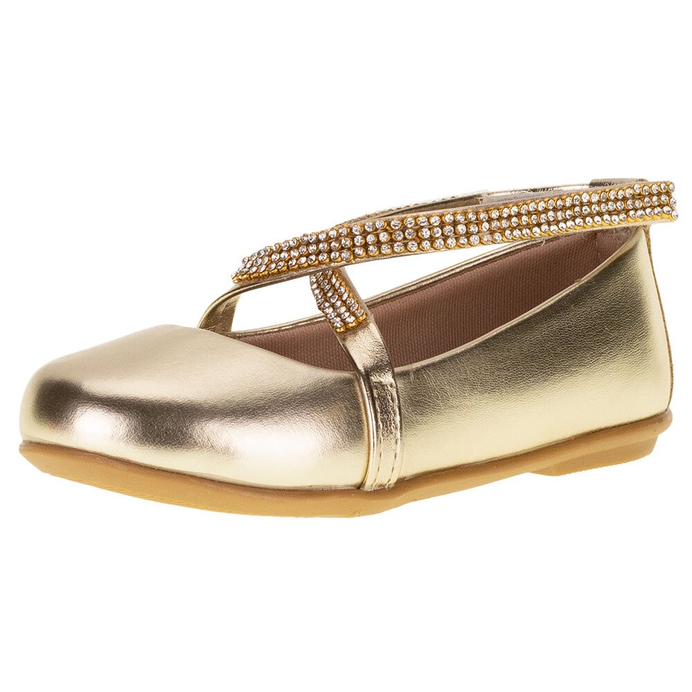 SAPATILHA INFANTIL FEMININA NATHIELLY - 005146 Dourado 1