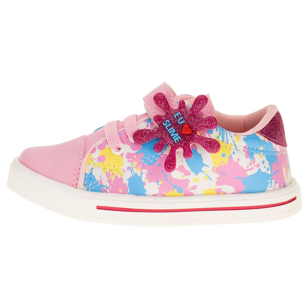 TÊNIS INFANTIL LINDA JÚ - 15551 Rosa Claro/Rosa Escuro 2