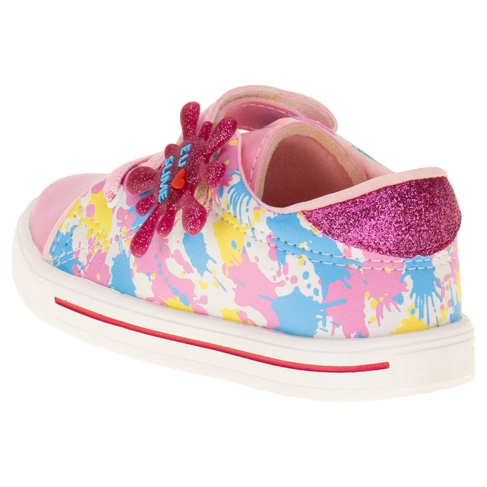 TÊNIS INFANTIL LINDA JÚ - 15551 Rosa Claro/Rosa Escuro 3