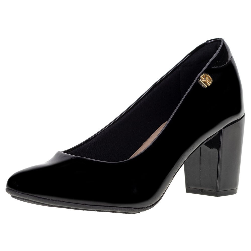 SAPATO FEMININO SALTO GROSSO MODARE - 7377105 Preto 1