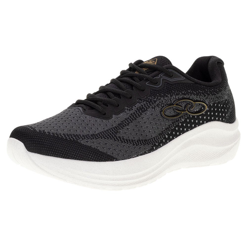 TÊNIS MASCULINO SOMA OLYMPIKUS - 237 Preto/Cinza 1