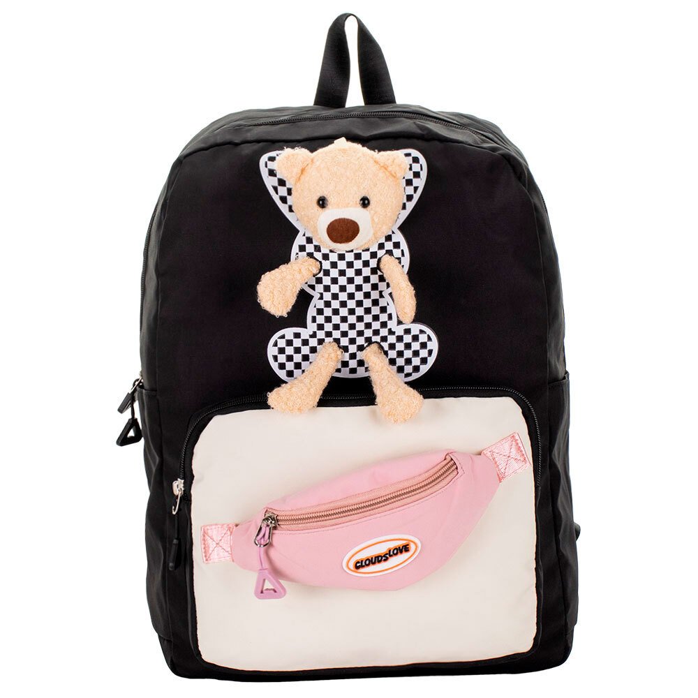 MOCHILA FEMININA ARARA DOURADA - RY6679 Preto 1