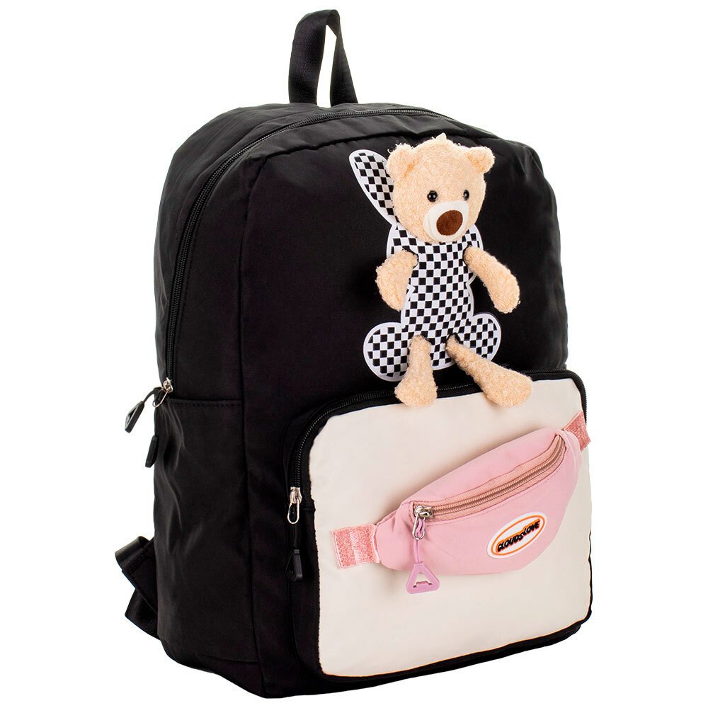 MOCHILA FEMININA ARARA DOURADA - RY6679 Preto 2