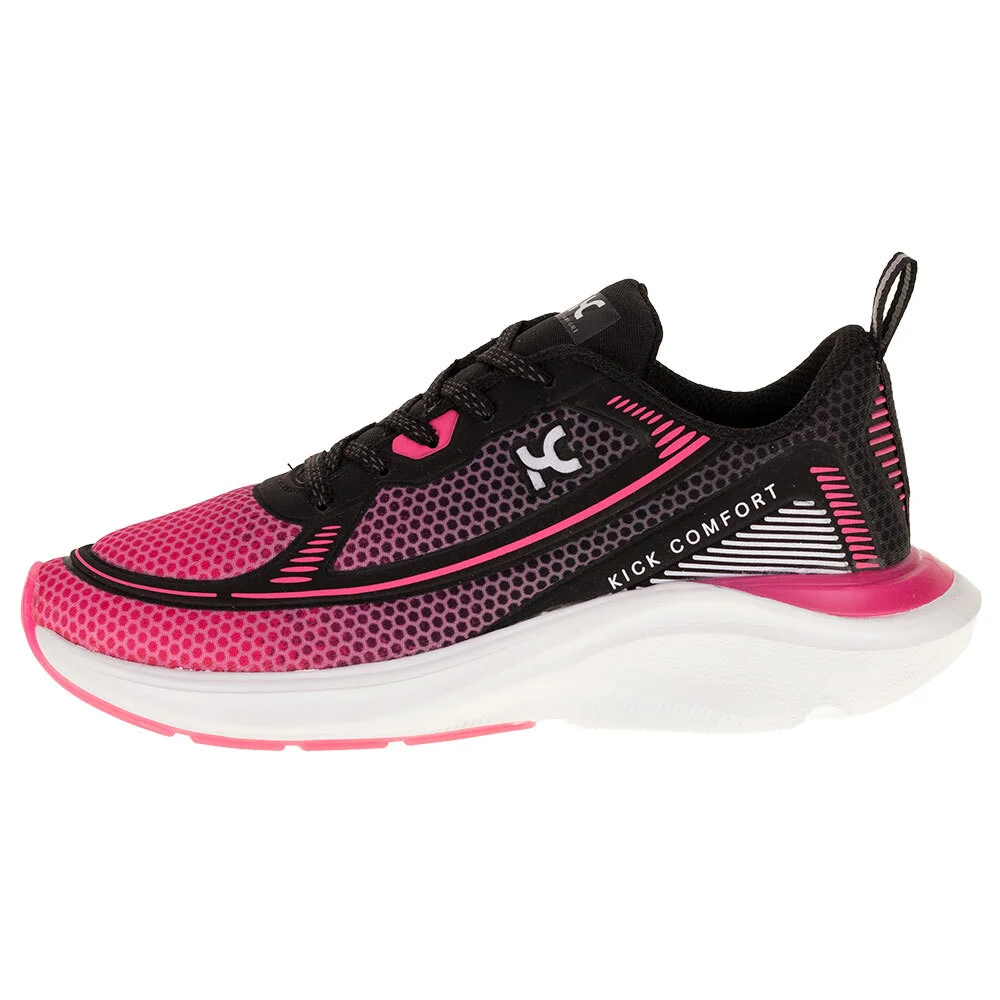TÊNIS FEMININO KICK CONFORT VANTAGE BOX 200 - KC2266  Preto 2