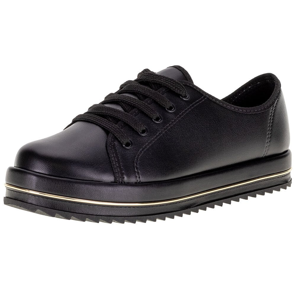 Flatform Tenis Feminino Beira Rio Preto Sapato Tenis Flatform