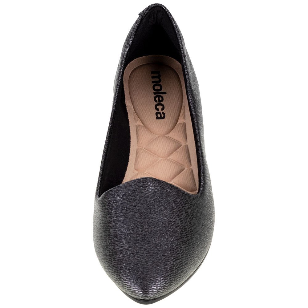 SAPATILHA FEMININA FLAT MOLECA - 5635816  Preto 5
