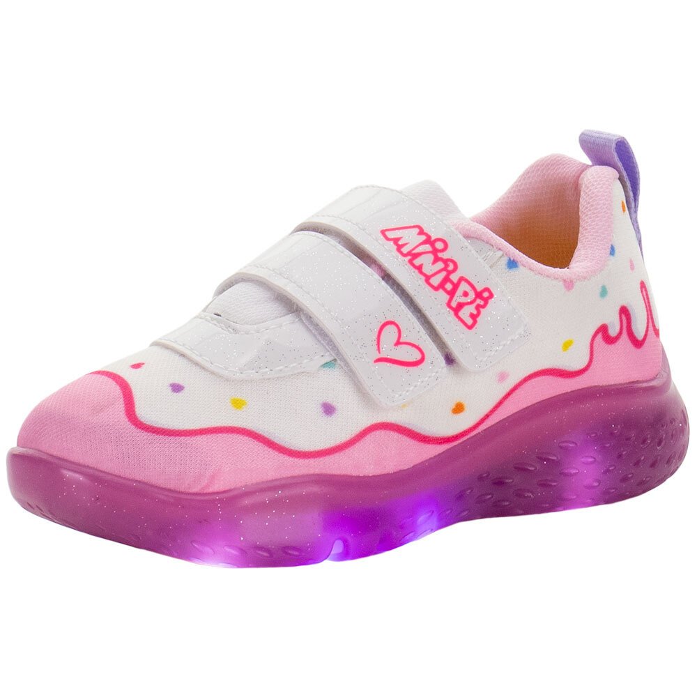 TÊNIS INFANTIL FEMININO LED MINIPÉ - MP2330 