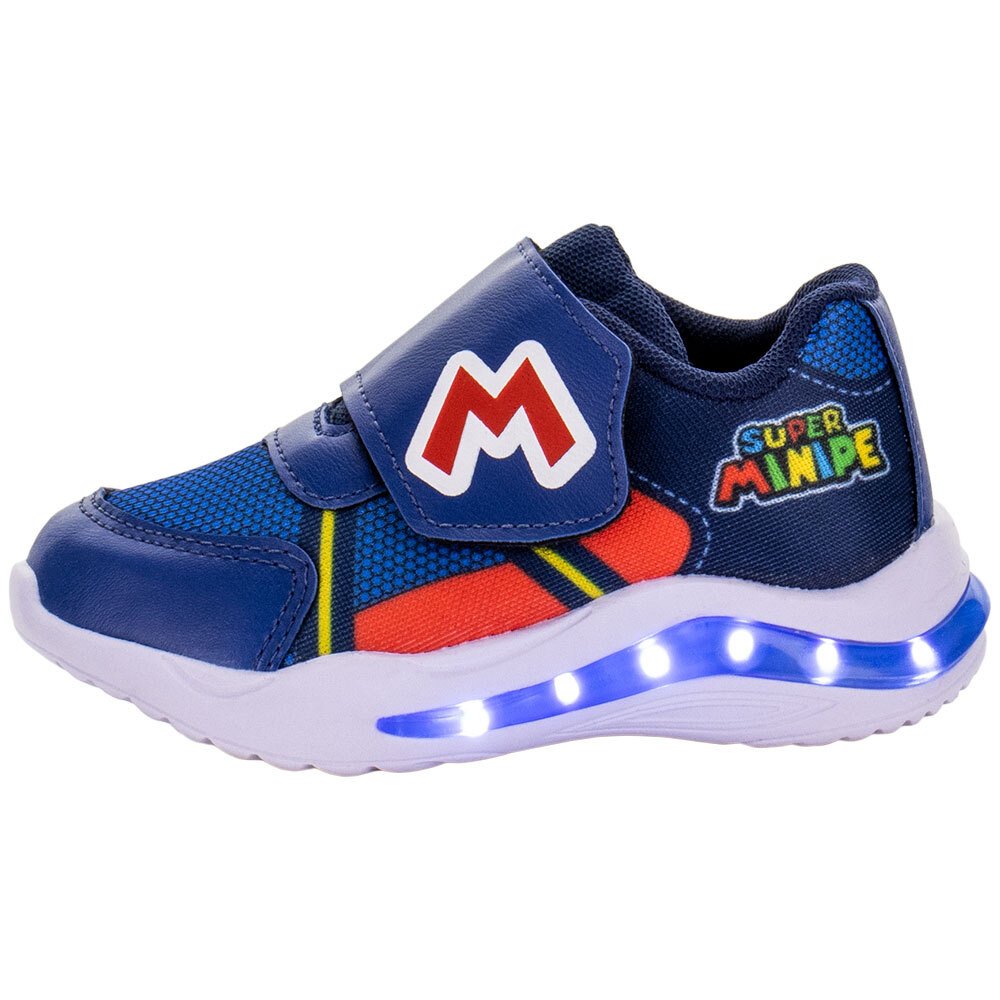 TÊNIS INFANTIL MASCULINO LED MINIPÉ - MP2327  Azul 2