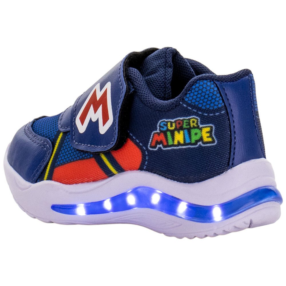 TÊNIS INFANTIL MASCULINO LED MINIPÉ - MP2327  Azul 3