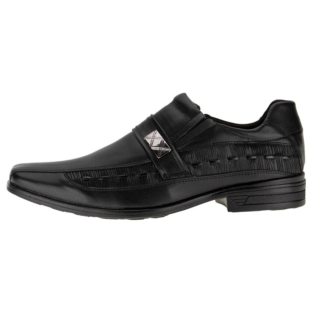 SAPATO MASCULINO SOCIAL BKARELLUS - 833  Preto 2