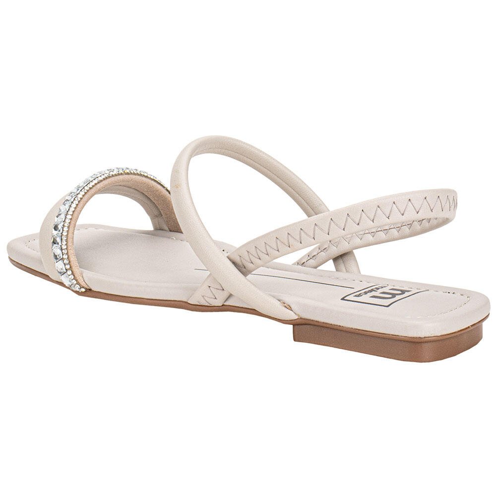 SANDÁLIA FEMININA RASTEIRA MOLECA - 5462111 Branco 3