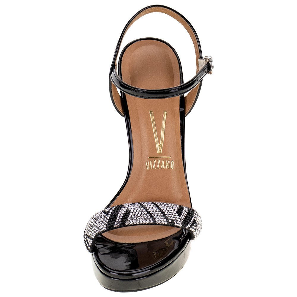 SANDÁLIA FEMININA SALTO GROSSO VIZZANO - 6292258  Preto 5