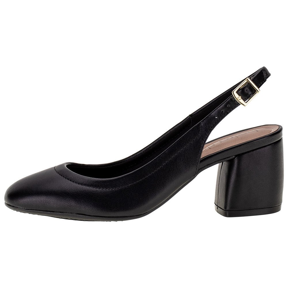 SAPATO FEMININO SALTO GROSSO BEIRA RIO - 4304101  Preto 2