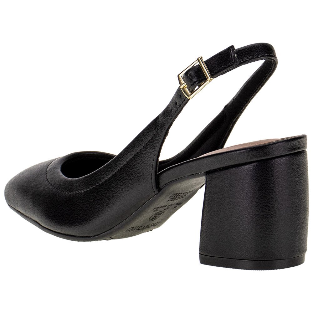SAPATO FEMININO SALTO GROSSO BEIRA RIO - 4304101  Preto 3