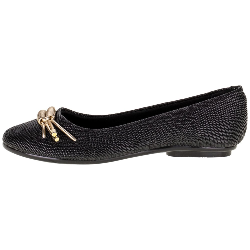 SAPATILHA FEMININA FLAT MOLECA - 50941604  Preto 2