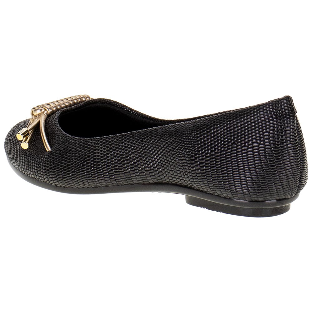 SAPATILHA FEMININA FLAT MOLECA - 50941604  Preto 3