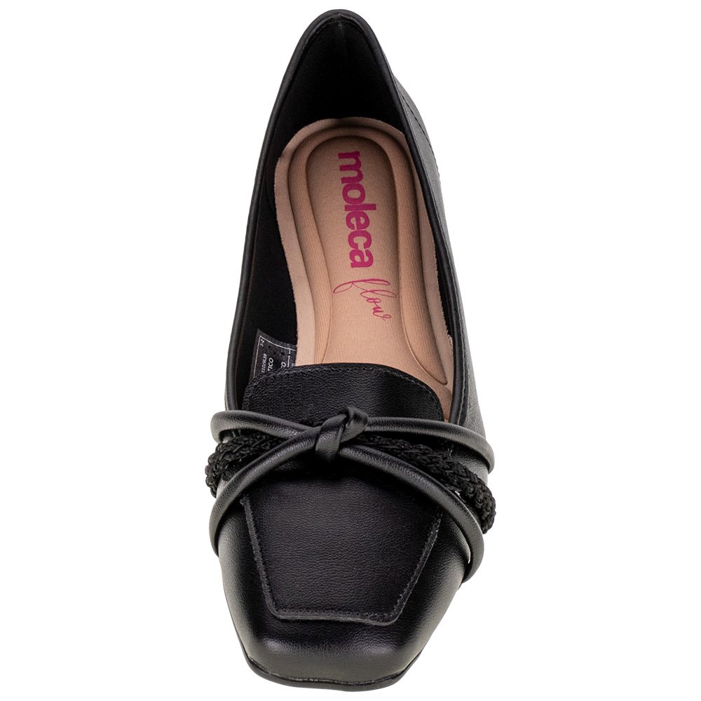 SAPATILHA FEMININA MOLECA - 5737212  Preto 5