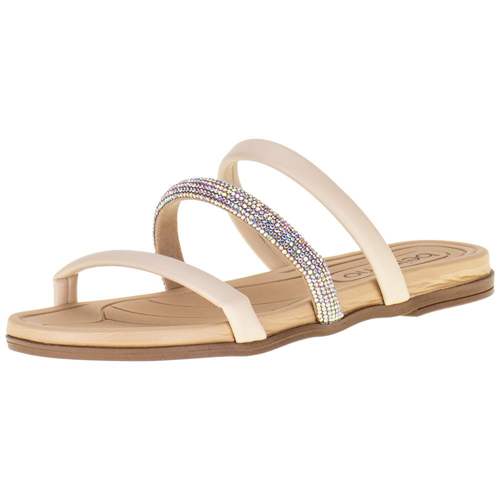 SANDÁLIA FEMININA RASTEIRA BEIRA RIO - 8507104 Bege 1