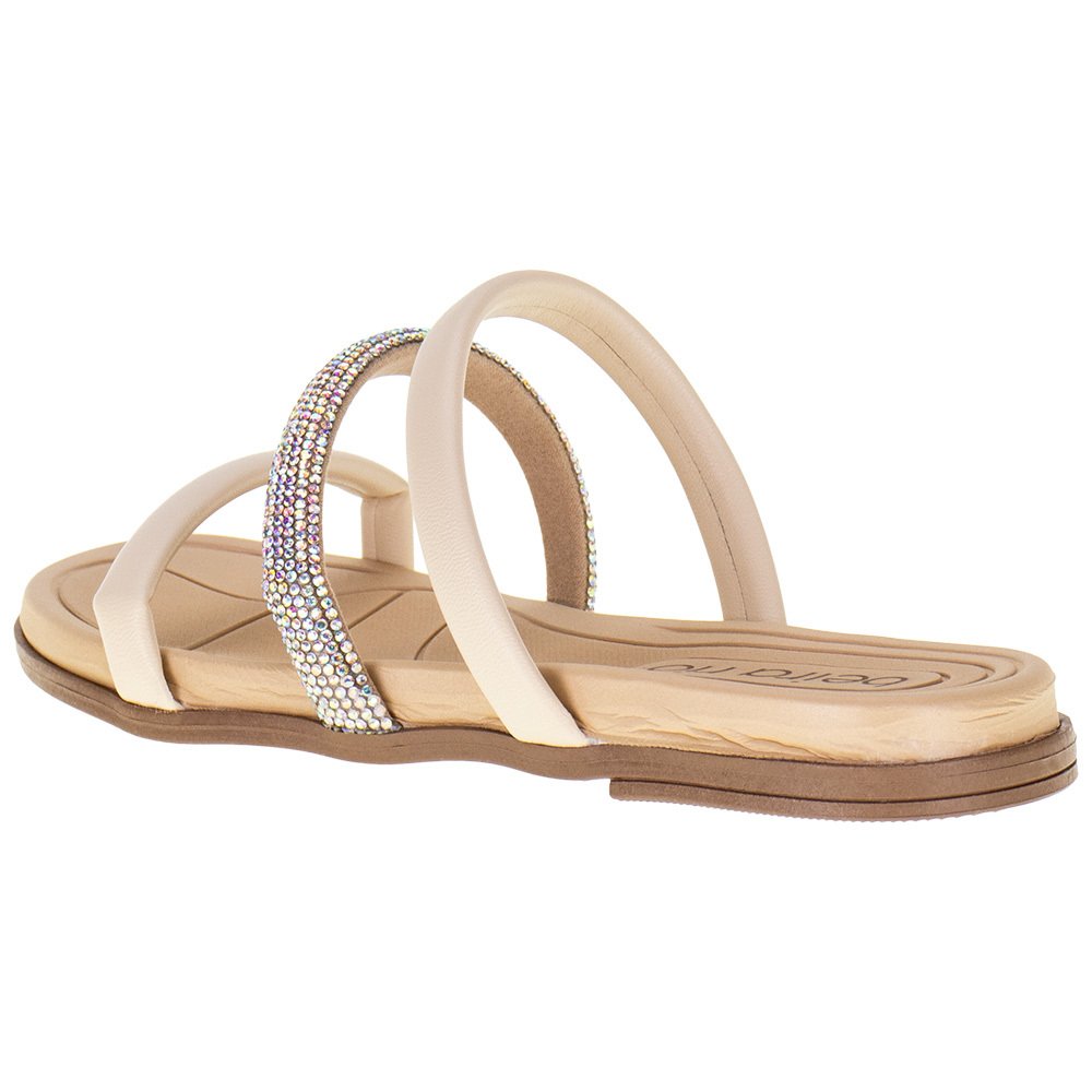 SANDÁLIA FEMININA RASTEIRA BEIRA RIO - 8507104 Bege 3