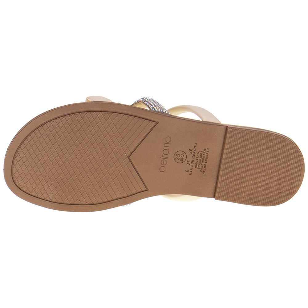 SANDÁLIA FEMININA RASTEIRA BEIRA RIO - 8507104 Bege 4