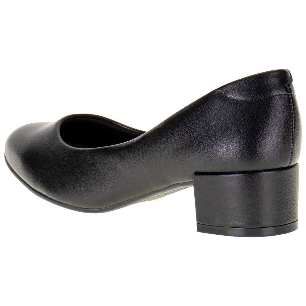 SAPATO FEMININO SALTO GROSSO BEIRA RIO - 4301100  Preto 3