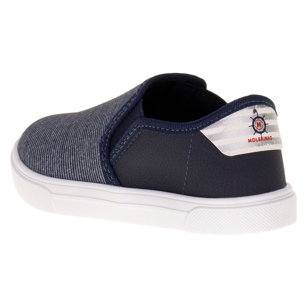 TÊNIS INFANTIL SLIP ON MOLEKINHO - 2133173  Azul 3